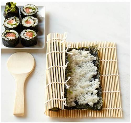 Sushi making kit courtesy of Williams Sonoma online.